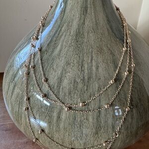 Elegant Gold Beaded Necklace